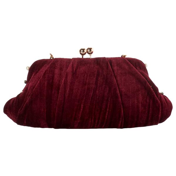 Jessica McClintock Palma Velvet Clutch