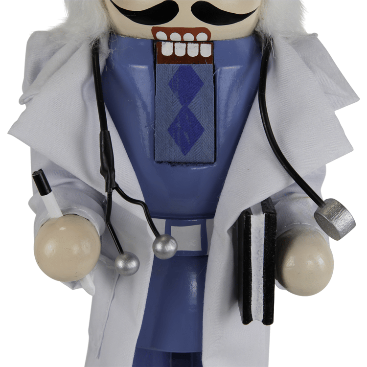 Northlight Doctor with Stethoscope Wooden Christmas Nutcracker