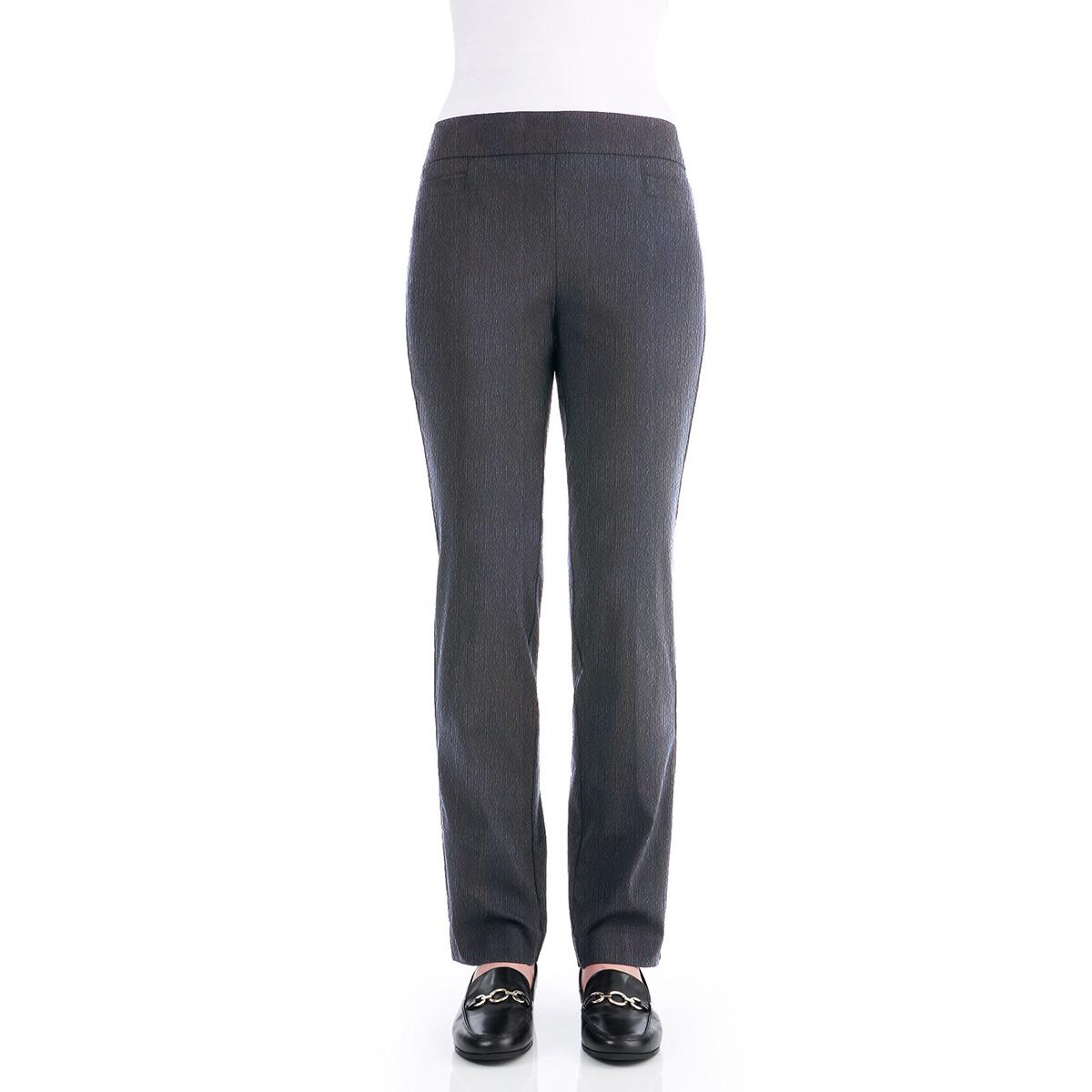 Plus Size Briggs Millenium Pull on Pant Stright Leg Pants-Average