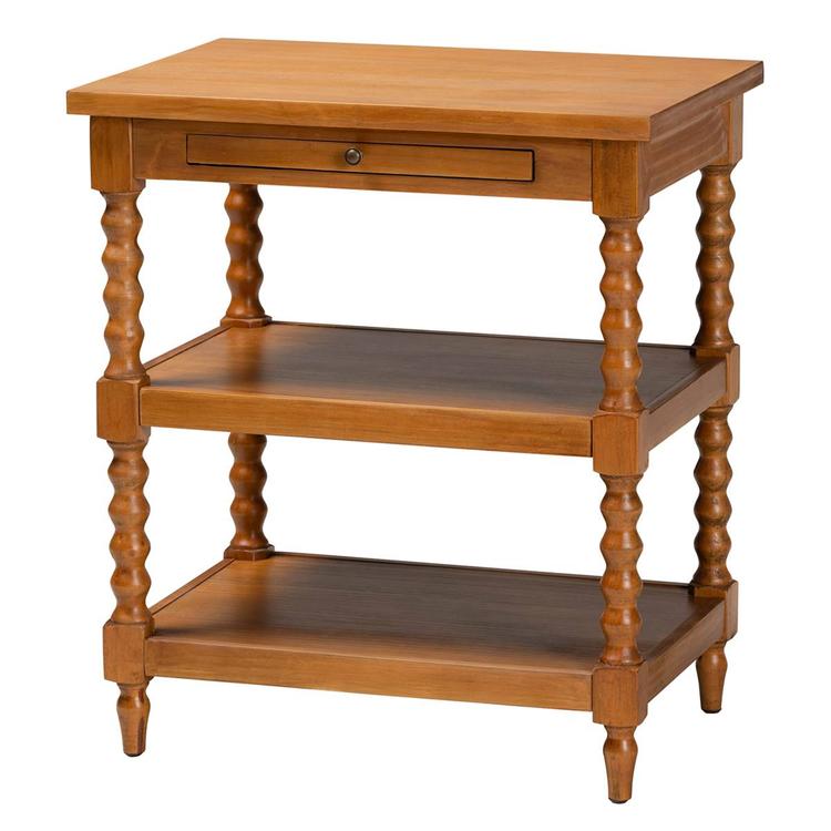 Baxton Studio Imogene Retro-Modern Wood End Table