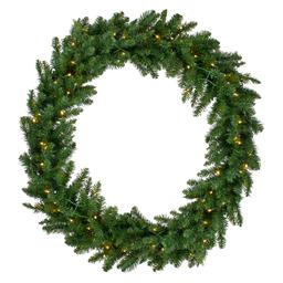 Northlight Seasonal 5ft. Pre-Lit Artificial Christmas Wreath