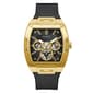 Mens Guess Gold-Tone Flex Strap Gold-Tone/Black Watch - GW0202G1 - image 1