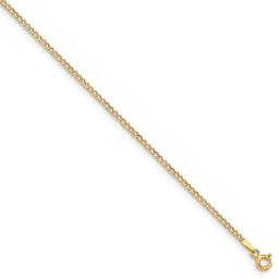 Gold Classics(tm) 1.85mm. 14kt. Semi Solid Curb Link Bracelet