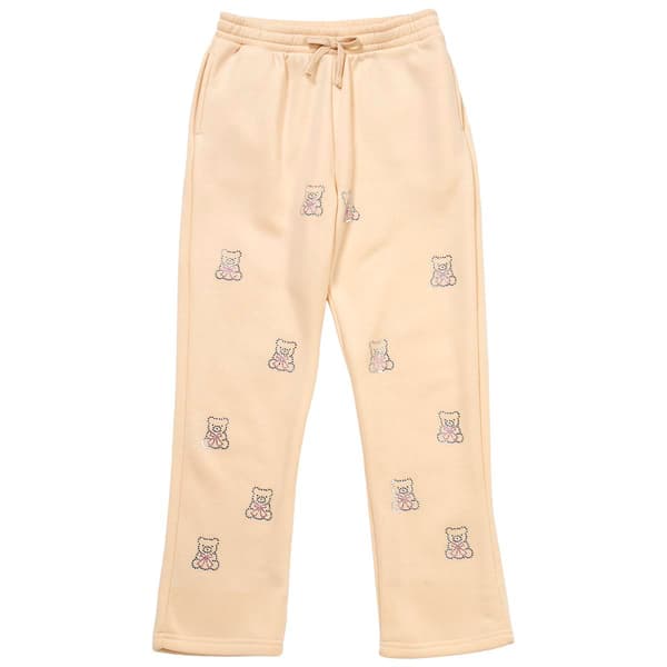 Girls (7-16) Jolie & Joy Rhinestone Teddy Bears Sweatpants - image 