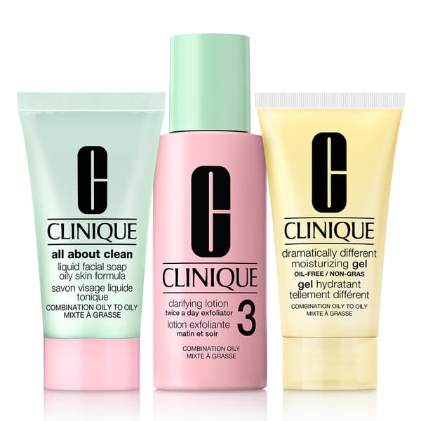 Clinique Healthy Skin Routine: Mini 3-Step Oily Skin Skincare Set