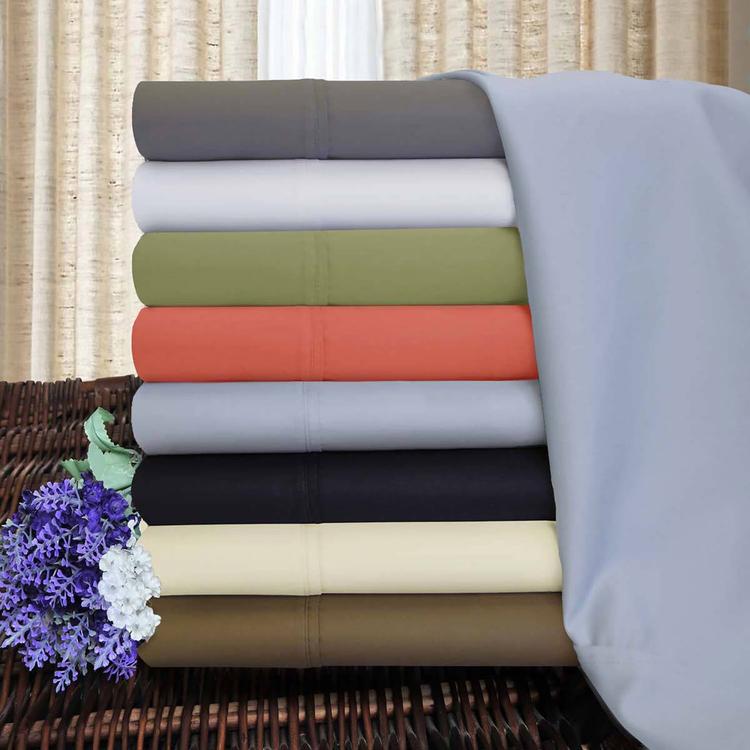 Superior Blend 1200TC Solid Deep Pocket 4pc. Sheet Set