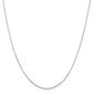 Gold Classics&#40;tm&#41;10kt White 0.80mm 18in. Cable Chain Necklace - image 1