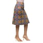 Womens 24/7 Comfort Apparel Bright Floral Comfortable Skirt - image 4
