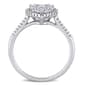Diamond Classics™ 10kt. White Gold 1/2ctw. Diamond Heart Ring - image 3