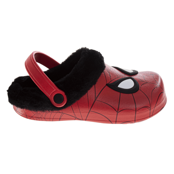 Big Boys Marvel™ Avengers Spider-Man Fuzzy Fleece Lined Clogs