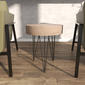 9th & Pike® Brown Wood and Metal Modern Accent Table - image 9