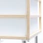 Lalia Home 1 Light Metal Etagere Floor Lamp w/ Shelves & Shade - image 4