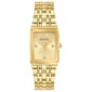 Womens Bulova Quadra Gold-Tone Bracelet Watch - 97P140 - image 1