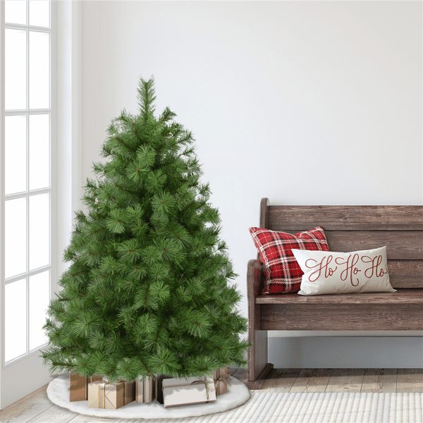 Puleo International 4.5ft. Unlit Colorado Pine Christmas Tree