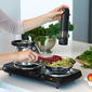 Ovente Electric Double Coil Burner 6 & 5.75in. Cooktop  - Black - image 5