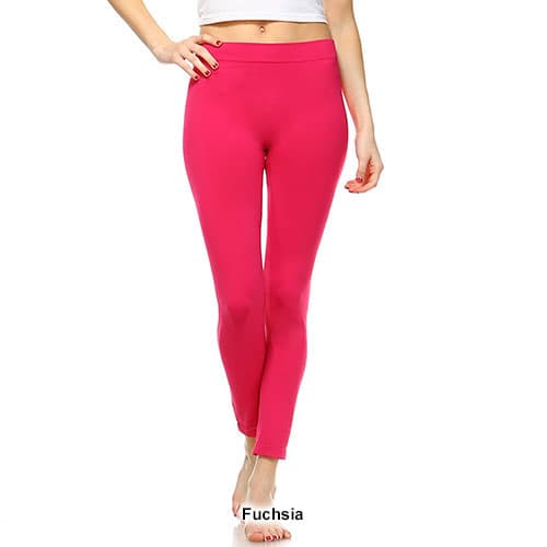 Womens White Mark Solid Skinny Leggings