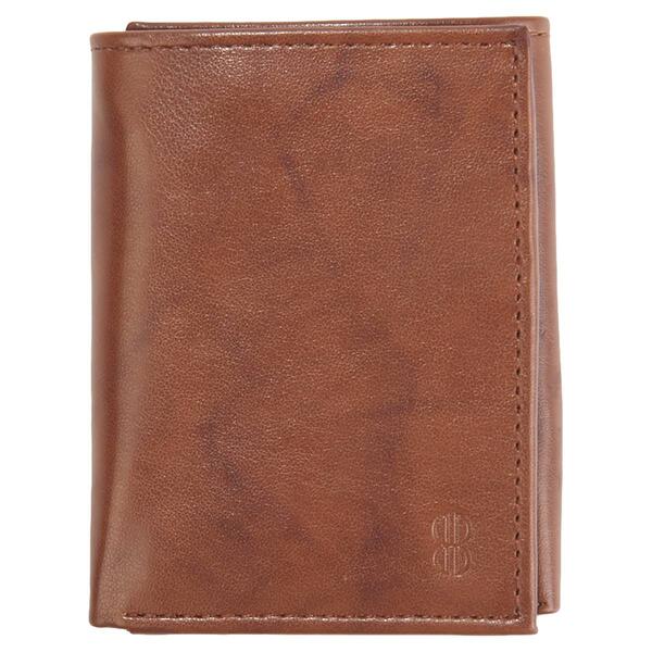 Mens Bill Blass Trifold Wallet - Tan - image 