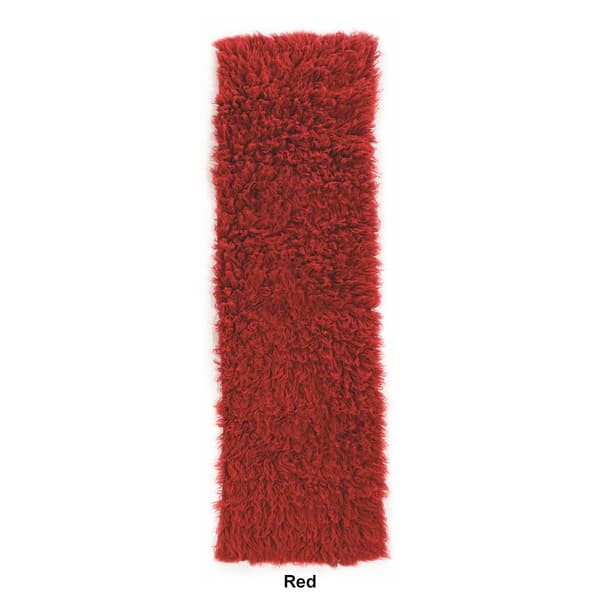Linon Flokati Natural Runner - 2 x 8