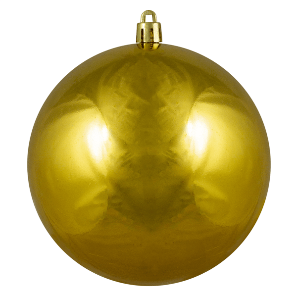 Northlight 4in. Shiny Vegas Gold Christmas Ball Ornament