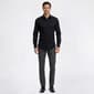 Mens Bill Blass Textured Stripe Modern Fit Dress Shirt - Black - image 3