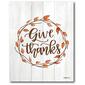 Courtside Market Give Thanks Wall Art - 30x40 - image 1