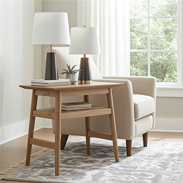 Fairway Avenue Home™ Solid Acacia Recliner Table