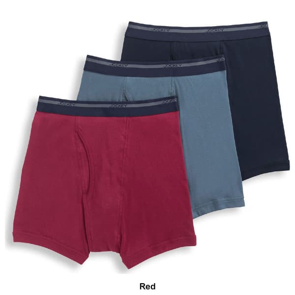 Mens Jockey® Classic 3pk. of Full Rise Boxer Briefs - Boscov's