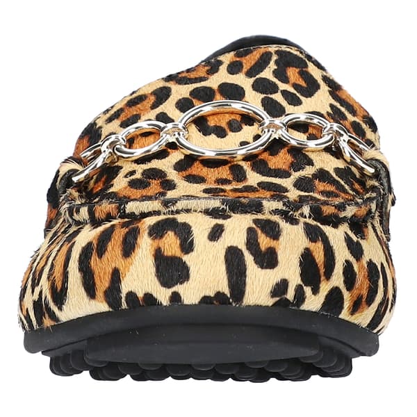 Womens Bella Vita Elizabeth Ornamented Leopard Comfort Loafers