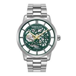 Mens Kenneth Cole(R) 3 Hand Skeleton Automatic Watch - KCWGL2122505