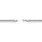 Mens Lynx Stainless Steel Layered Curb Chain Necklace - image 3