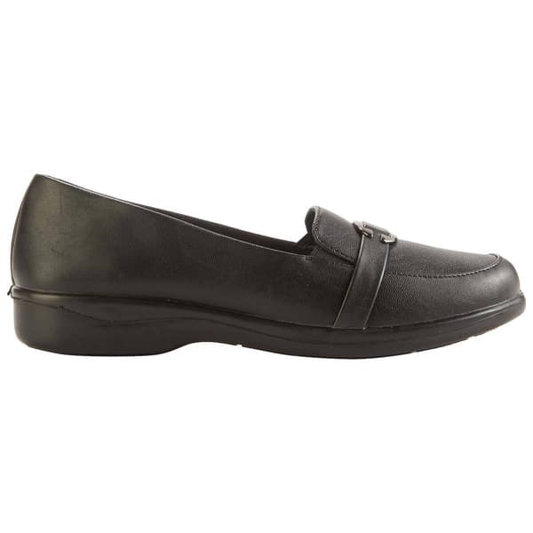 Womens Easy Street Evita Loafers - Black