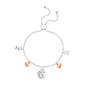 Shine Peanuts Snoopy To the Moon & Back Charm Bolo Bracelet - image 1
