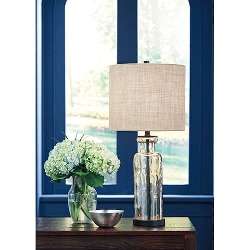 Signature Design by Ashley Laurentia Glass Table Lamp - image 