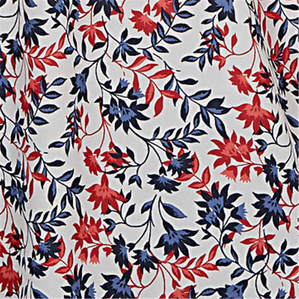 Womens Emaline Sapphire Serenade II Elbow Sleeve Floral Blouse