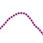 Northlight Seasonal Shiny Metallic Pink Beaded Christmas Garland - image 5