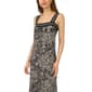 Womens MSK Sleeveless Square Neck Paisley Challis Midi Dress - image 4