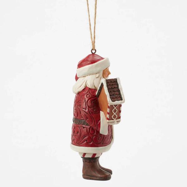 Jim Shore Gingerbread Santa Ornament