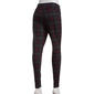 Womens Zac & Rachel Pull-On Plaid Skinny Leg Pants - Burgundy - image 2