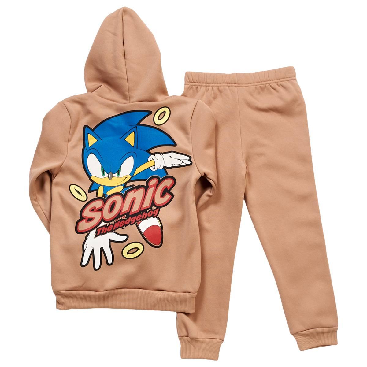 Boys (4-7) Sonic™ The Hedgehog 2pc. Hoodie & Jogger Set - Brown