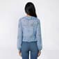 Juniors A. Byer Ruffle Front Embroidered Chiffon Fly Away Blouse - image 2