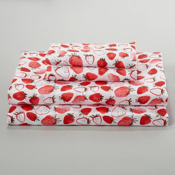 Ashley Cooper&#40;tm&#41; Berries & Cream Microfiber Sheet Set - image 