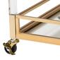 Baxton Studio Savannah Glam & Luxe Gold Metal Wine Cart - image 7