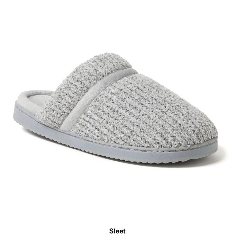 Womens Dearfoams Serena Marled Chenille Scuff Slippers