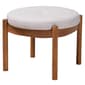 Baxton Studio Iliana Japandi Wood Ottoman Footstool - image 1