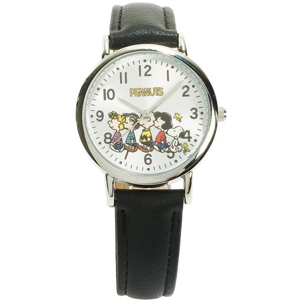Womens Peanuts&#40;tm&#41; Gang Silver Case Quartz Watch - PEA5018 - image 