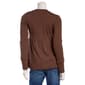 Juniors Madden Girl Long Sleeve Surplice Babydoll Top - Brown - image 3