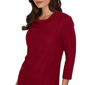 Petite Emaline Key Items 3/4 Sleeve Cowl Neck Solid Sweater - image 5