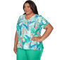 Plus Size Alfred Dunner Resort Living Short Sleeve Toucan Tee - image 3