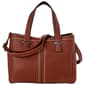 DS Fashion Triple Compartment Stitched Satchel - image 1