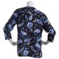 Womens Emily Daniels 3/4 Sleeve Paisley Brushed Jacquard Top - image 2